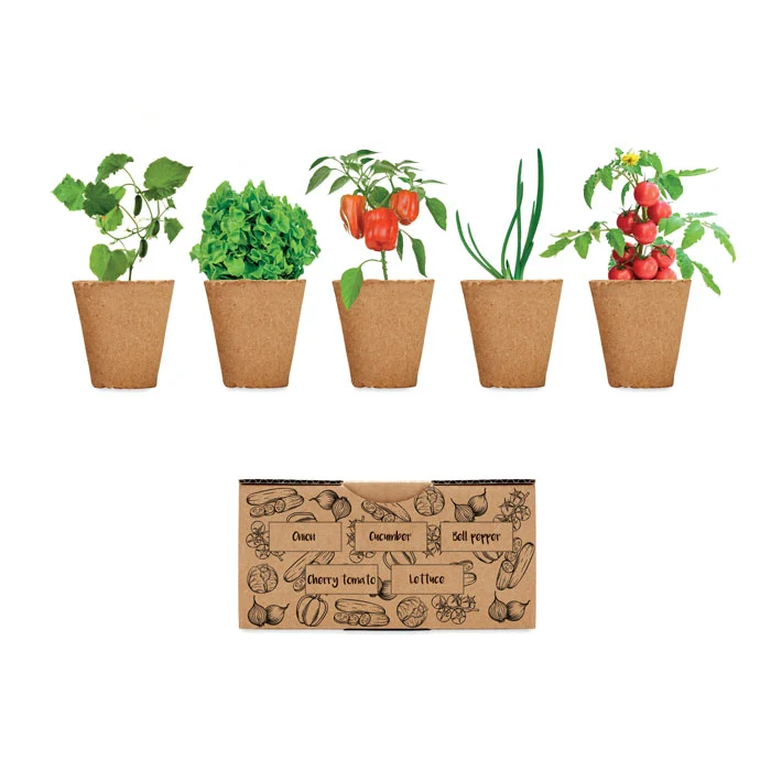 Plato de Drenaje Profundo Kit de Huerto para Cultivo de Verduras para Personalizar Particular Regalo de Empresas y Eventos...