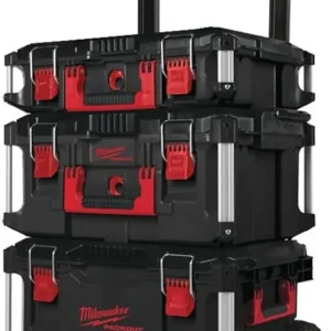 Plato de Drenaje Profundo Packout Baúl 3 piezas + Organizador + Linterna | Milwaukee