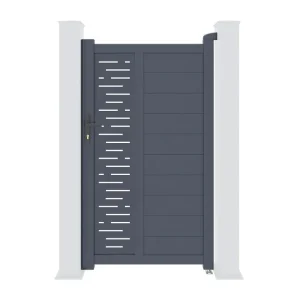 Profesional para Exteriores Puerta de jardín arlberg 1m .180cm + kit de inversión de apertura