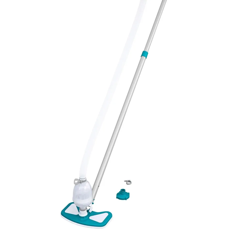 Cloro en Tabletas Kit de mantenimiento para piscinas Bestway aquaclean con pértiga 279 cm, li