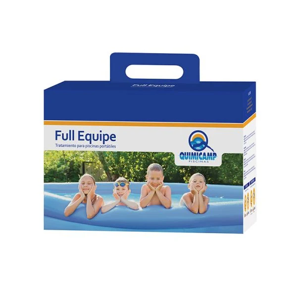 Kit de cloro para piscinas desmontables Quimicamp Full equipe Formula No Espumosa