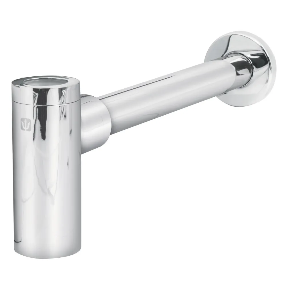 Céspol de bote p/lavabo minimalista s/contra, cromo, 1-1/4" Resistente al Agua Salada
