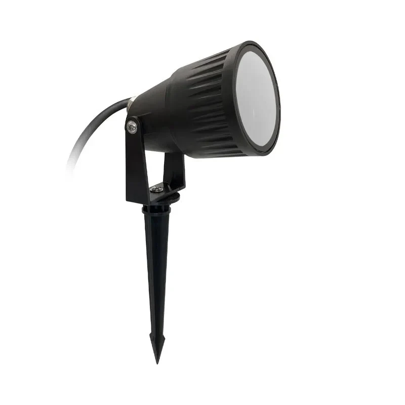 Kit de Oxigenación Estaca jardín vidrio templado negro IP65 Ø6.7x28.8 cm GU10 - MUES0007