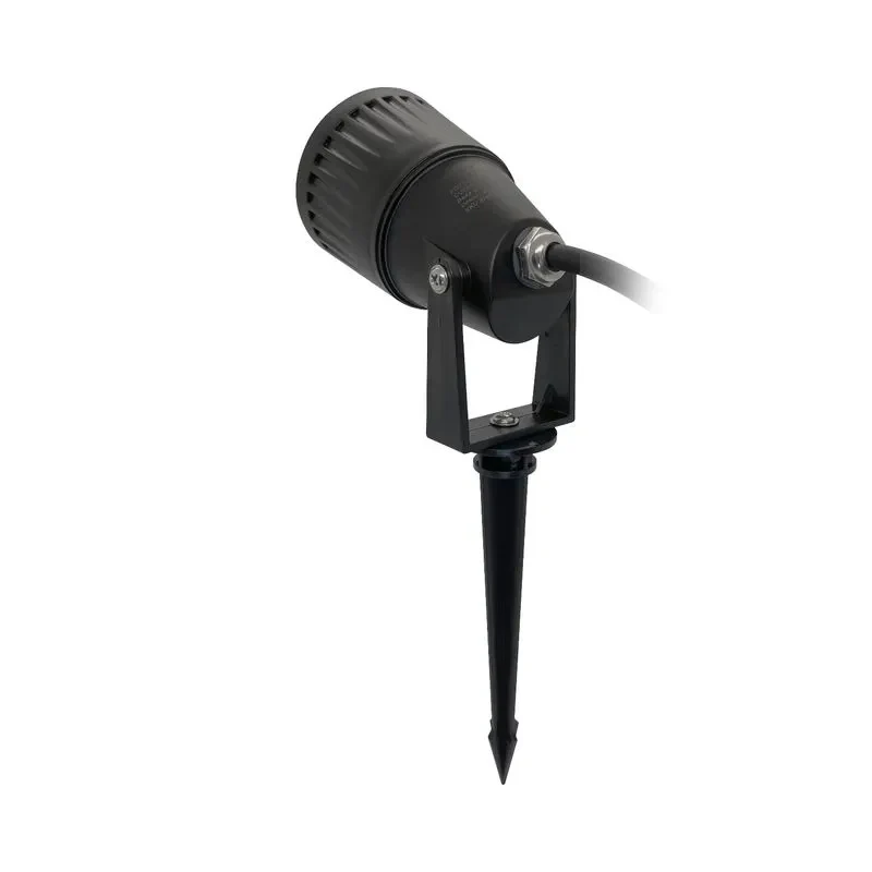 Kit de Oxigenación Estaca jardín vidrio templado negro IP65 Ø6.7x28.8 cm GU10 - MUES0007