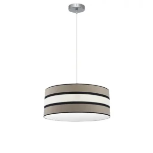 Certificado para Cultivo Interior colgante metálico color cromo serie karla 50cm