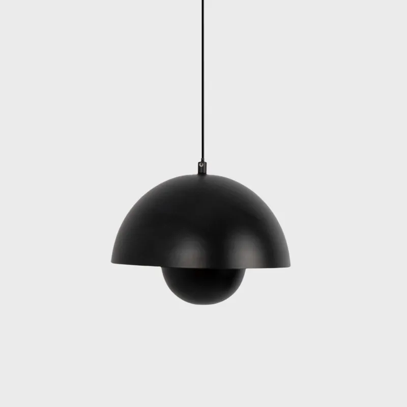 Certificado para Cultivo Interior Lámpara coLGante candelabro floral negro E27 flowerpot