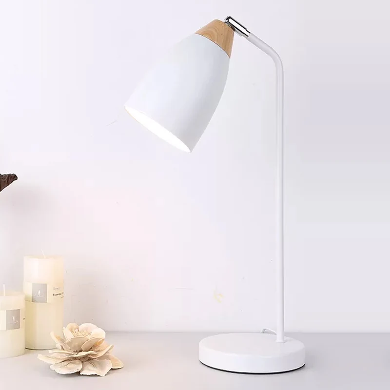 Certificado para Cultivo Interior Lámpara de mesa con cúpula pivotante Macaron Luz nocturna de metálico para dormitorio in...