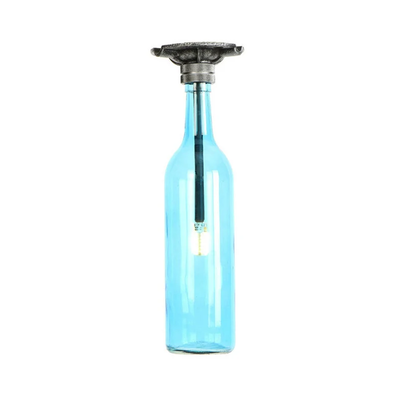 Certificado para Cultivo Interior Lámpara de techo con pantalla de cristal para botella, iluminación semi empotrada, estil...