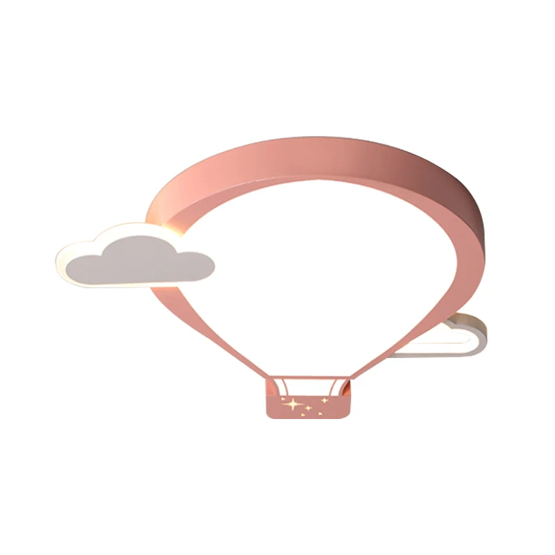 Humidificador para Plantas Globo aerostático, iluminación de techo, lámpara de montaje empotrado LED acrílica rosa/azul de...