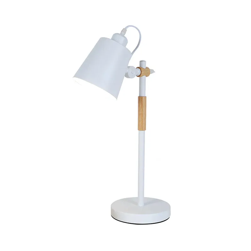 Kit de Herramientas Mini Lampada da scrivania girevole metallo con secchio, sala studio, 1 lampada da lettura stile Macaron