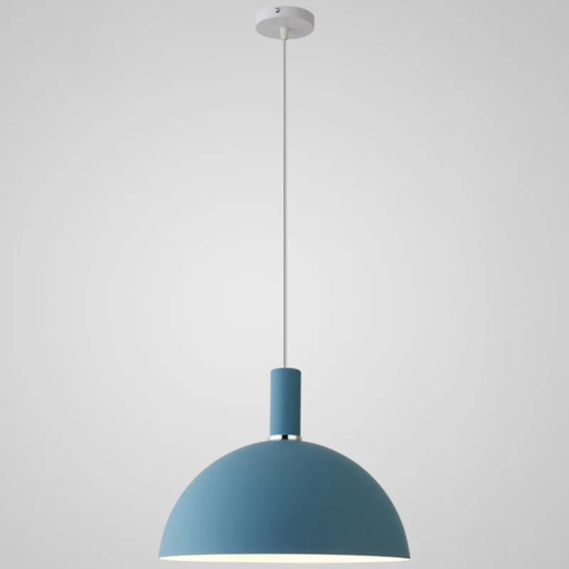 Kit de Herramientas Mini Lampada sospensione soffitto emisferica metallo stile nordico 1 luce per ristorante