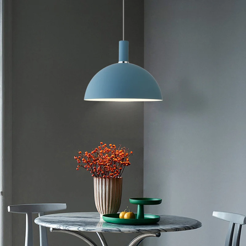 Kit de Herramientas Mini Lampada sospensione soffitto emisferica metallo stile nordico 1 luce per ristorante