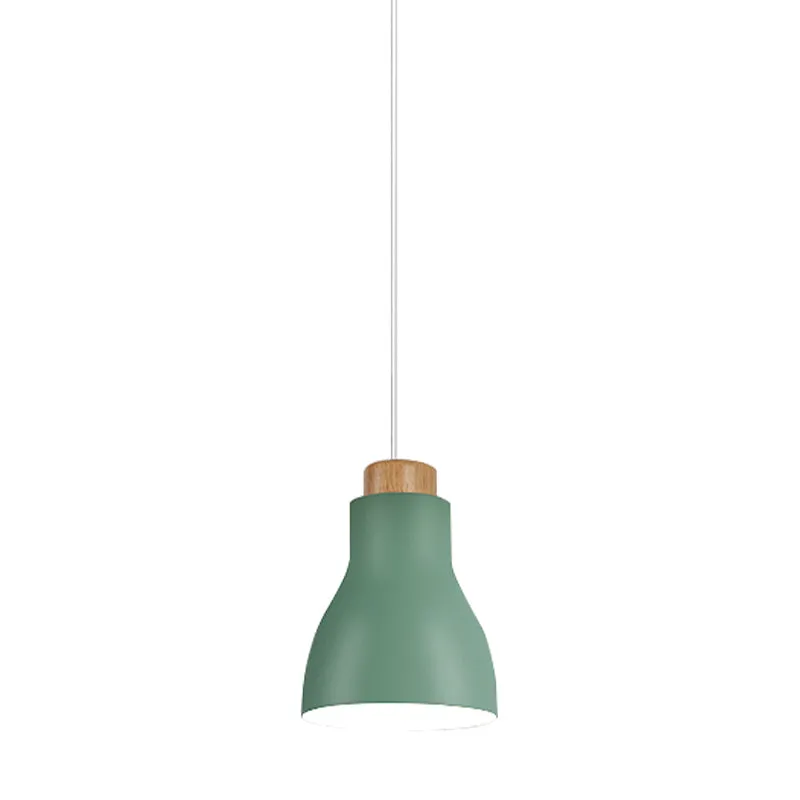 Lampada sospensione nordica mezza bottiglia Lampada sospensione metallica una testa per sala studio con balcone con Sensor...
