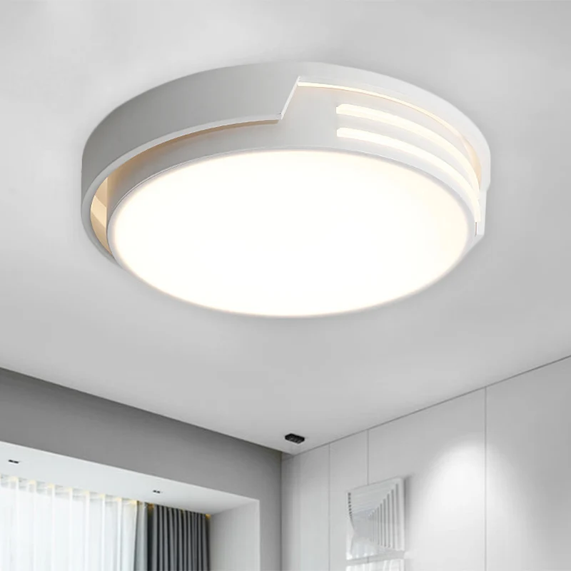 Lámpara empotrada blanca LED modernista con montaje empotrado de Acero de tambor en luz blanca/cálida Blanco