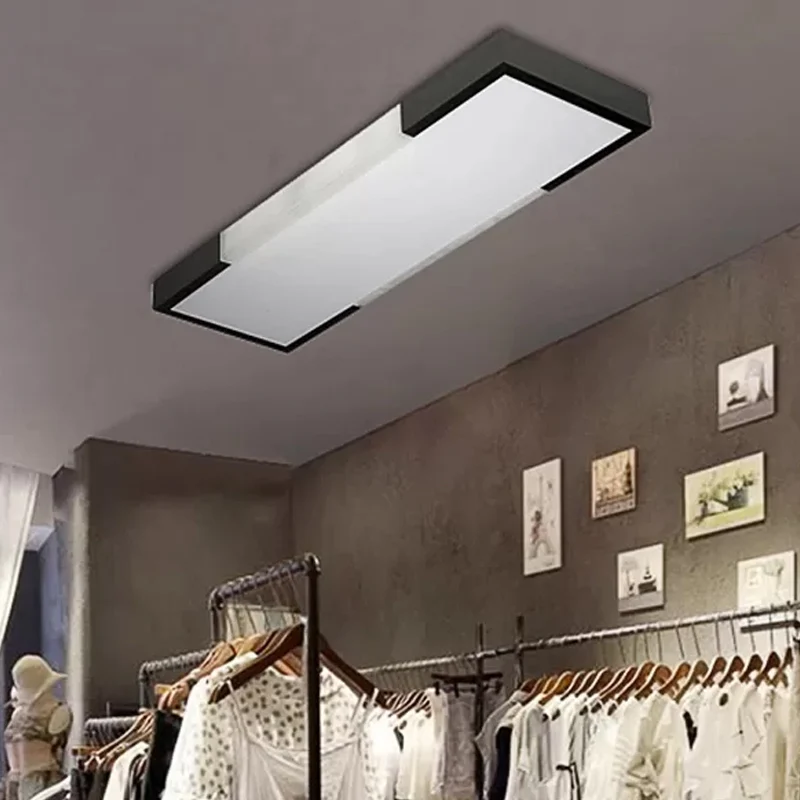 Lámpara empotrada rectangular Simplicity de 8"/15" de ancho, lámpara empotrada Led de metal de 24,5"/35,5" de duradero par...