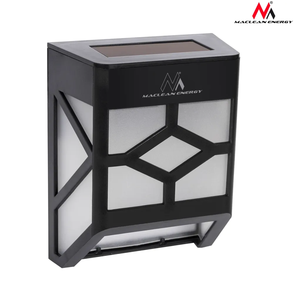 Lámpara solar de jardín de alta calidad con sensor crepuscular integrado 2 piezas Maclean Energy MCE171 Compatible con Enc...