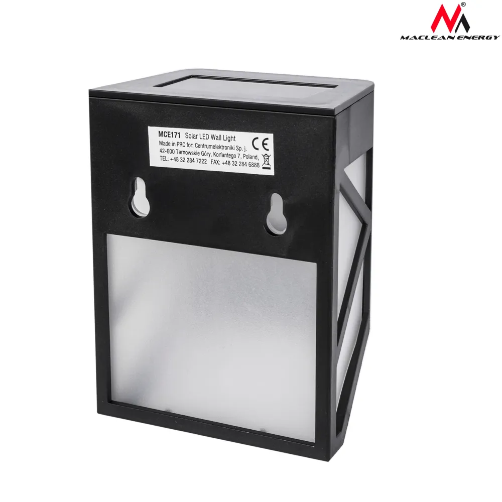 Lámpara solar de jardín de alta calidad con sensor crepuscular integrado 2 piezas Maclean Energy MCE171 Compatible con Enc...