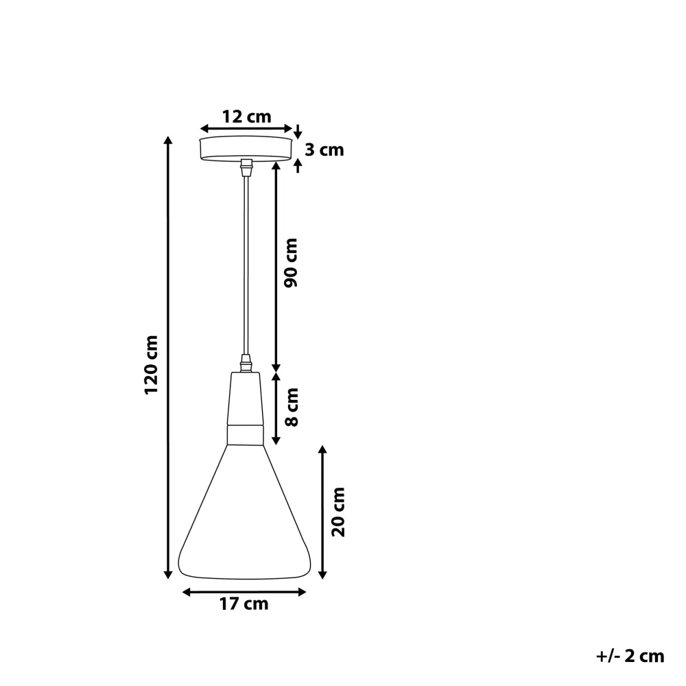 Lámpara de techo de metálico plateado/madera clara 120 cm arda