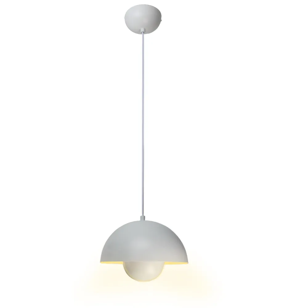 Maceta Autoriego Lámpara coLGante candelabro floral blanco E27 flowerpot