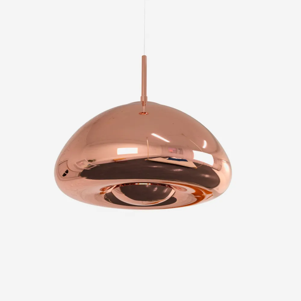 Maceta Autoriego Lámpara techo pantalla semiesférica rosa reflectante E27