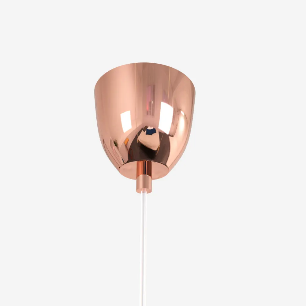 Maceta Autoriego Lámpara techo pantalla semiesférica rosa reflectante E27