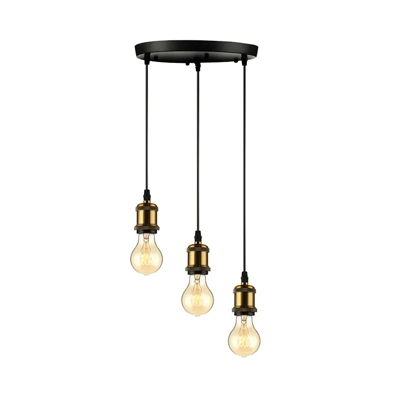 Profesional Hidropónico Lampada sospensione soffitto con lampadina 3/5 luci con cavo regolabile Apparecchio soffitto con f...