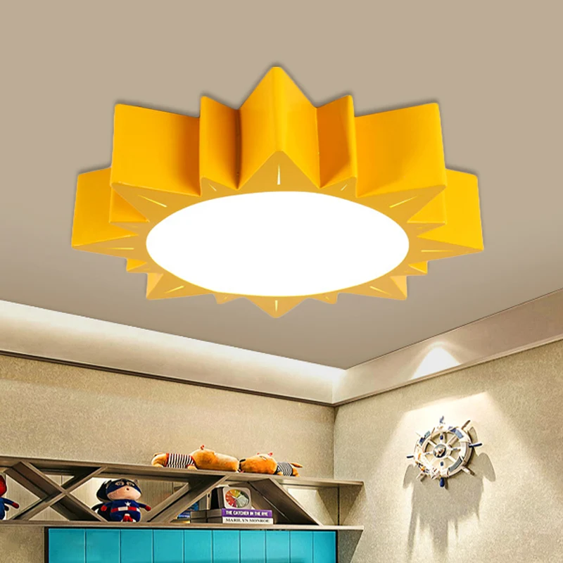 Profesional Hidropónico Lámpara de montaje empotrado Sun, accesorio de iluminación LED acrílico contemporáneo amarillo/azu...