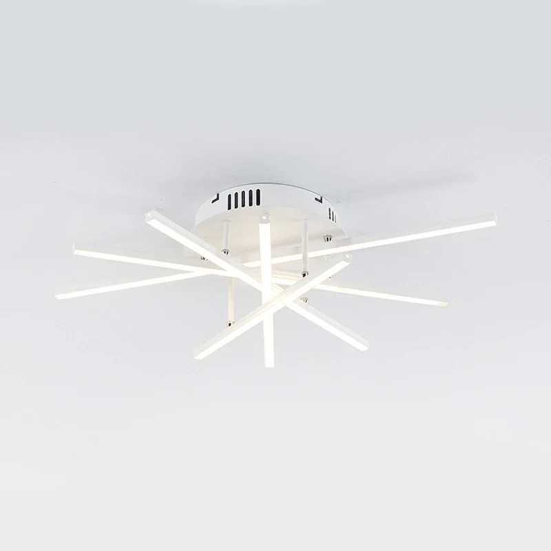 Profesional Hidropónico Simplicity Strip Acrílico Plafón de techo LED Luz única Lámpara semi empotrada en luz cálida/blanc...