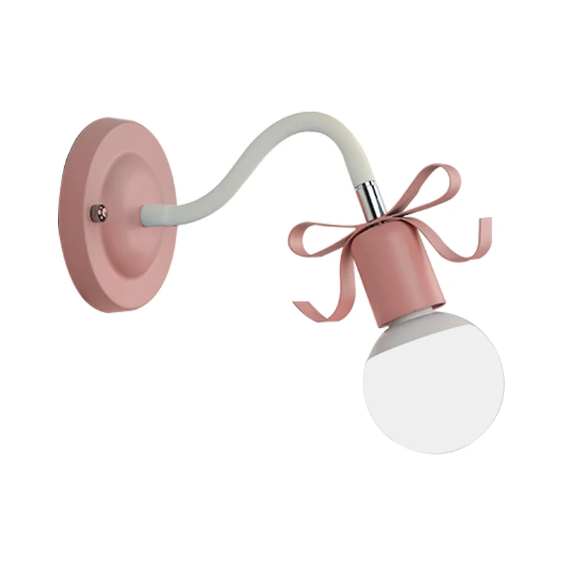 Sustrato Especializado Luz de pared de bombilla desnuda de acero con lámpara de pared de estilo nórdico de un solo cabezal...