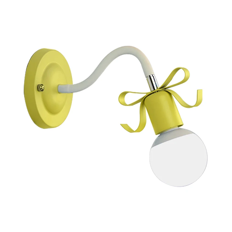 Sustrato Especializado Luz de pared de bombilla desnuda de acero con lámpara de pared de estilo nórdico de un solo cabezal...