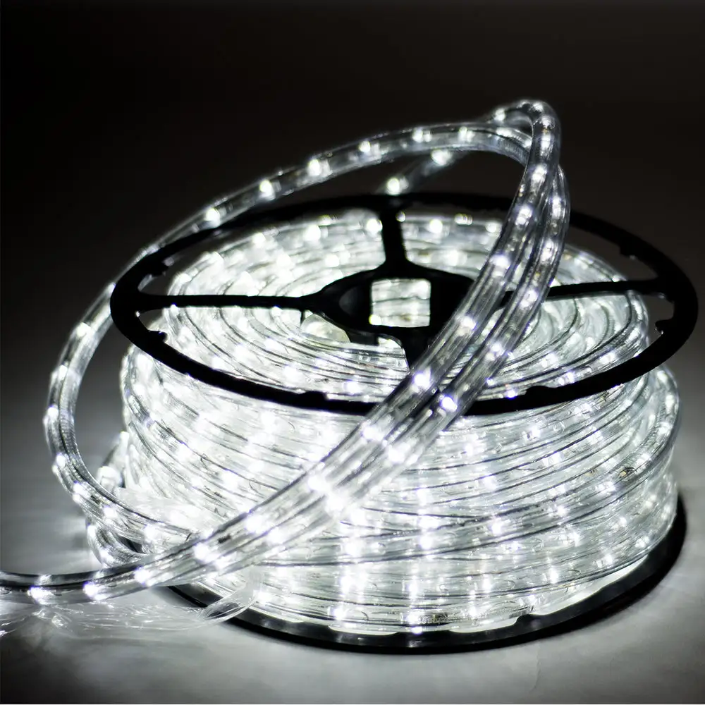 Difusor de Bajo Caudal Manguera led redonda 2 hilos 25mts. 127V. Ip65 l.D.