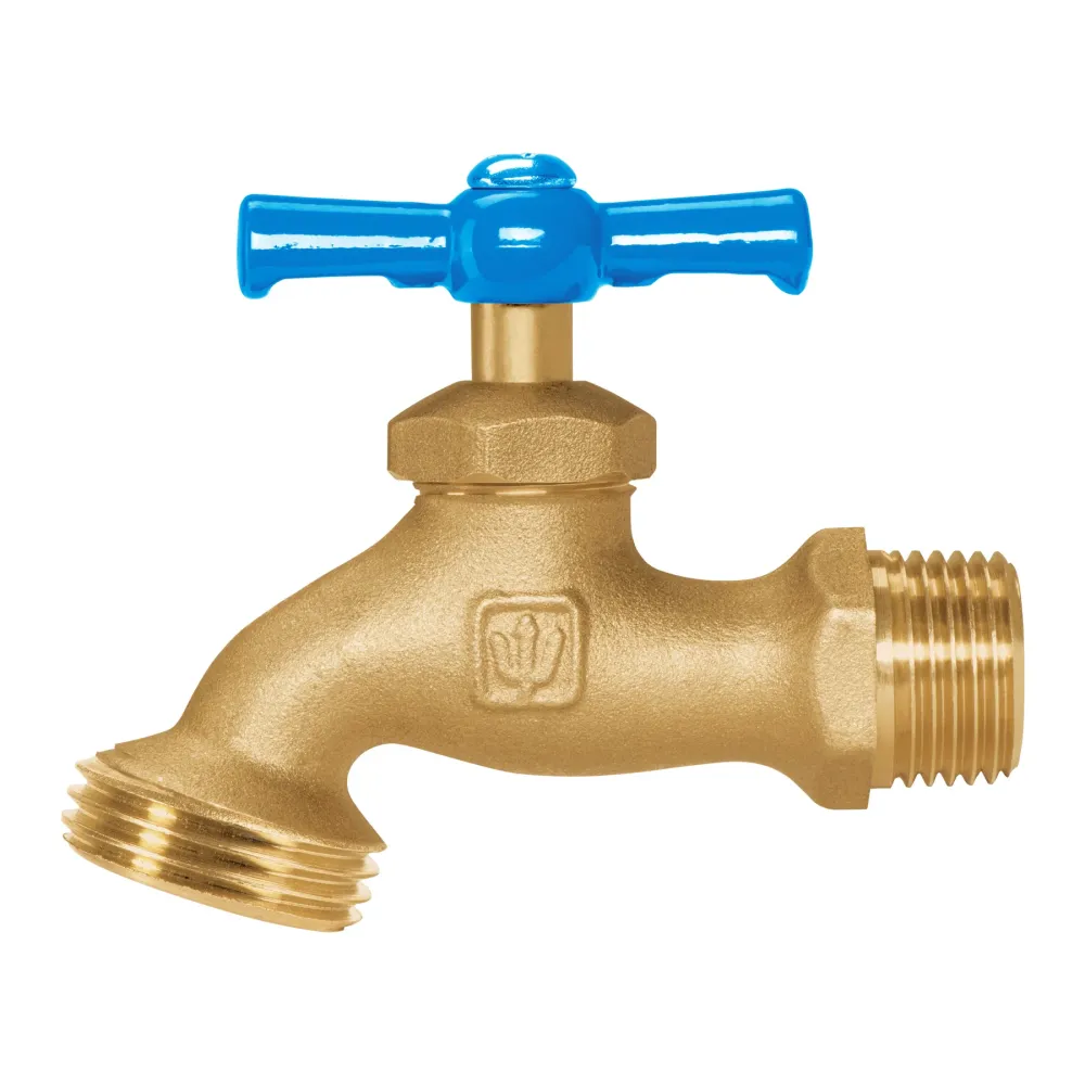 Llave para manguera, de latón, 140 g, entrada 1/2" Foset LLJ-140 para Riego Eficiente