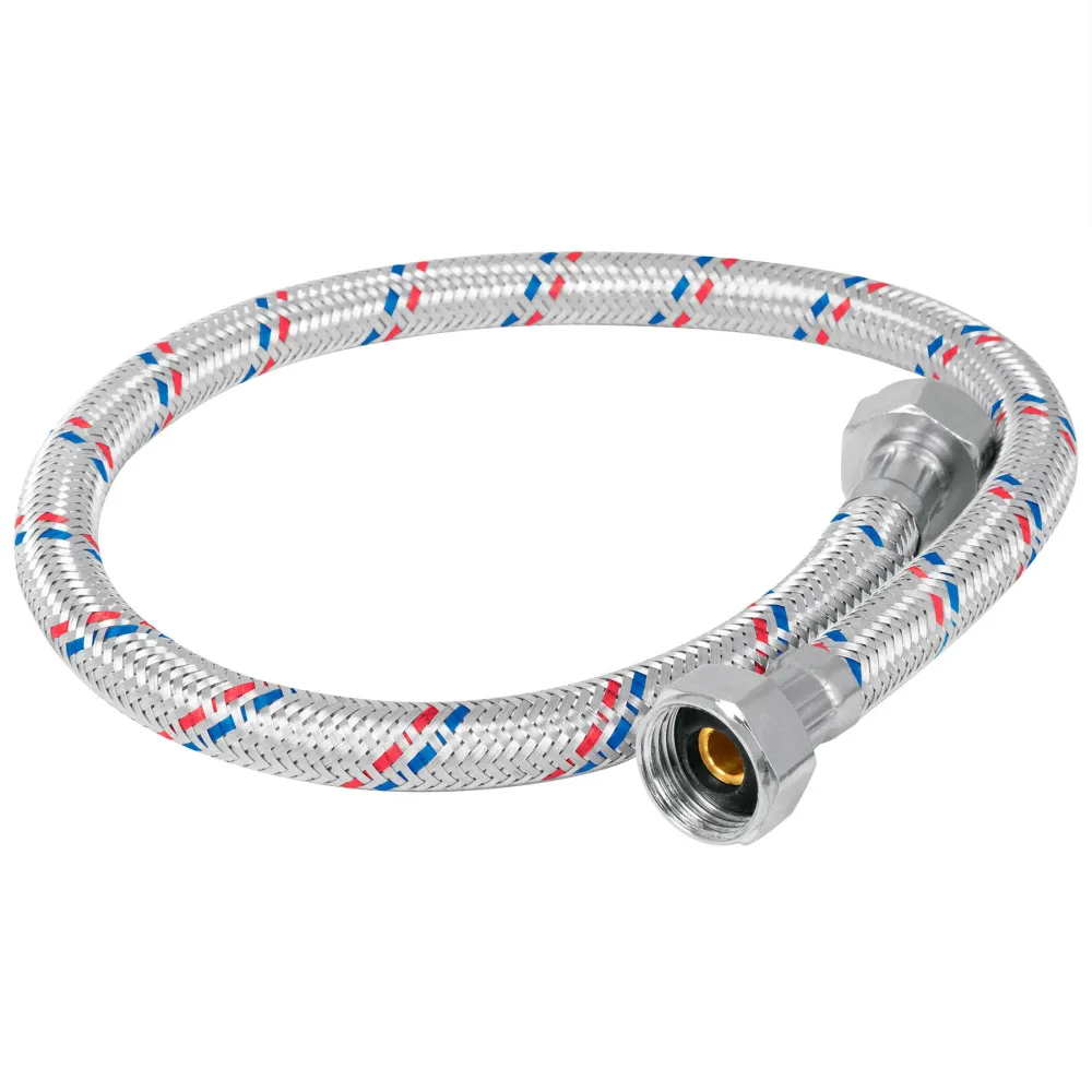 Manguera flexible para fregadero, 55cm,aluminio, Foset Esencial
