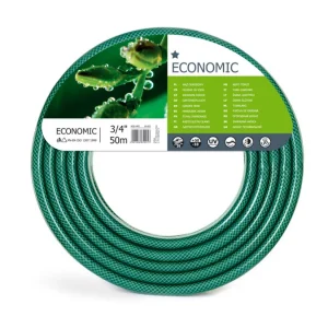 Manguera de jardín Cellfast, 3 capas, trenzado cruzado de poliéster, 3/4" 50m, Económica RainBird
