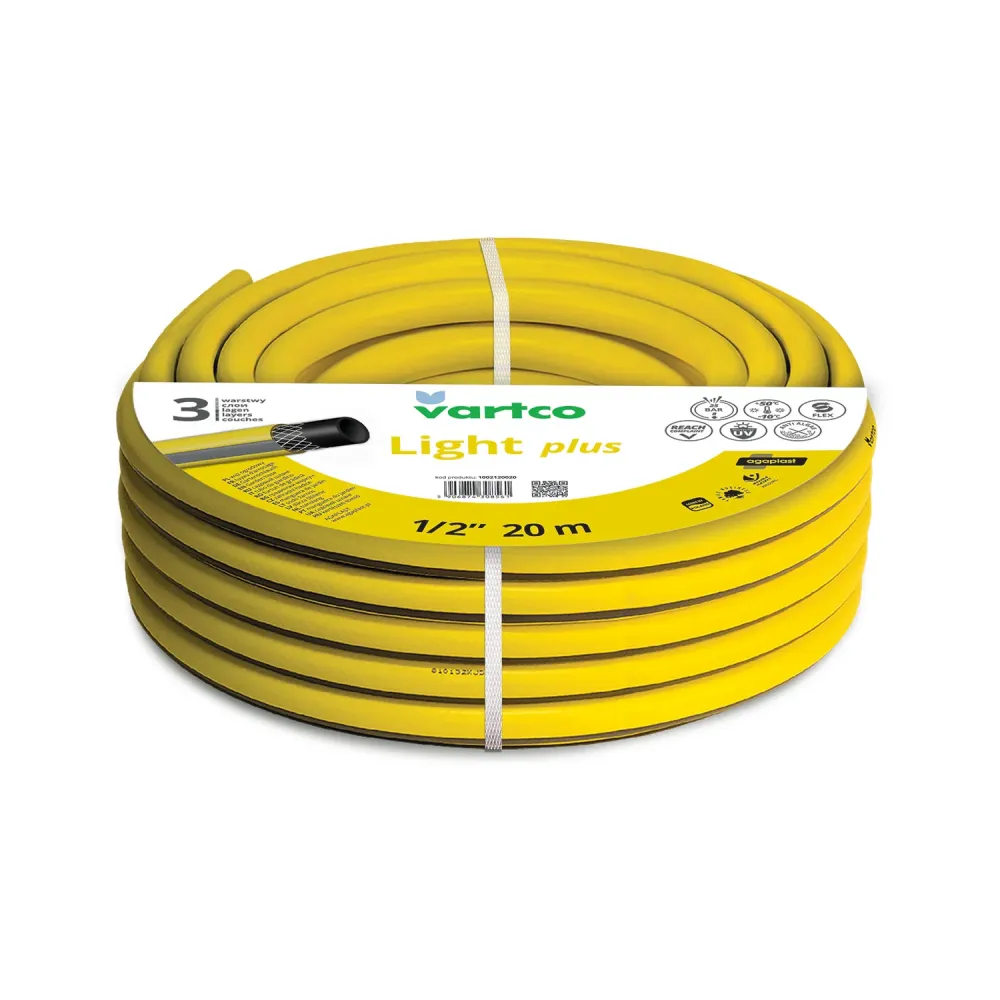 Resistente la Intemperie Manguera de jardín Vartco Light Plus 1/2" 20m 3 capas