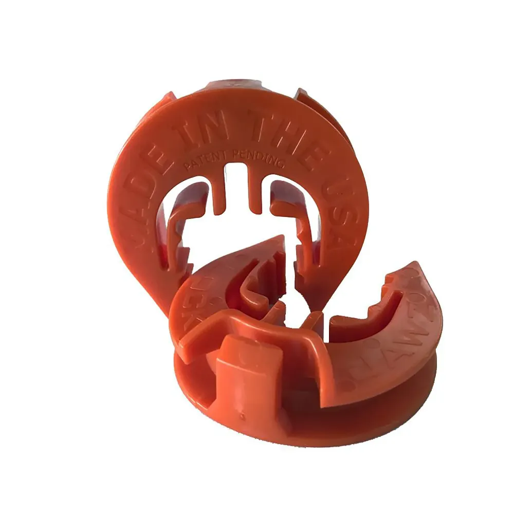 Aislador para cercas con postes en T de LockJawz, color naranja