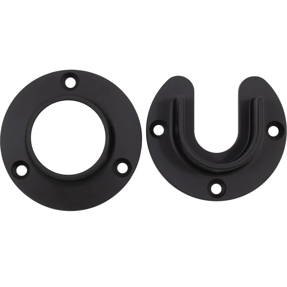 Tomas de corriente para postes de alta resistencia, color negro mate Stone Harbor Hardware