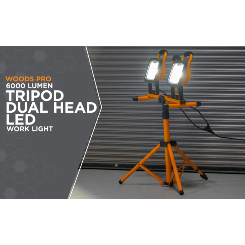 LUZ DE TRABAJO CON TRÍPODE 72W Woods