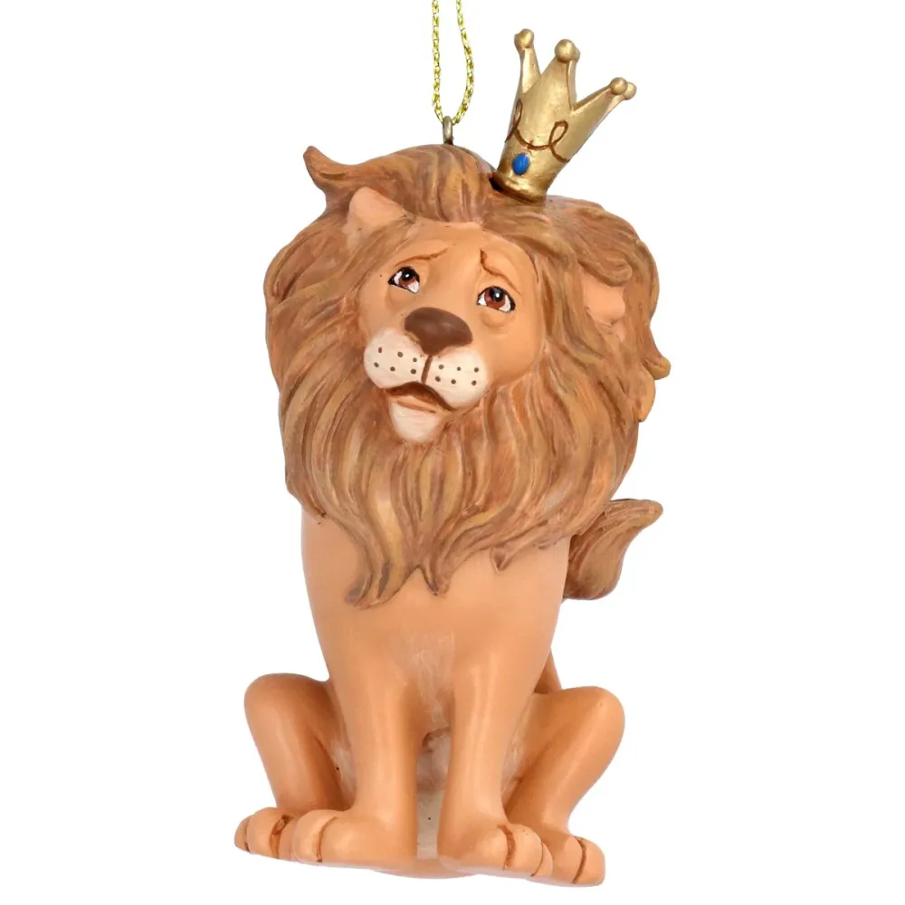 Adorno de árbol del león cobarde del mago de Oz con Montaje en Estaca