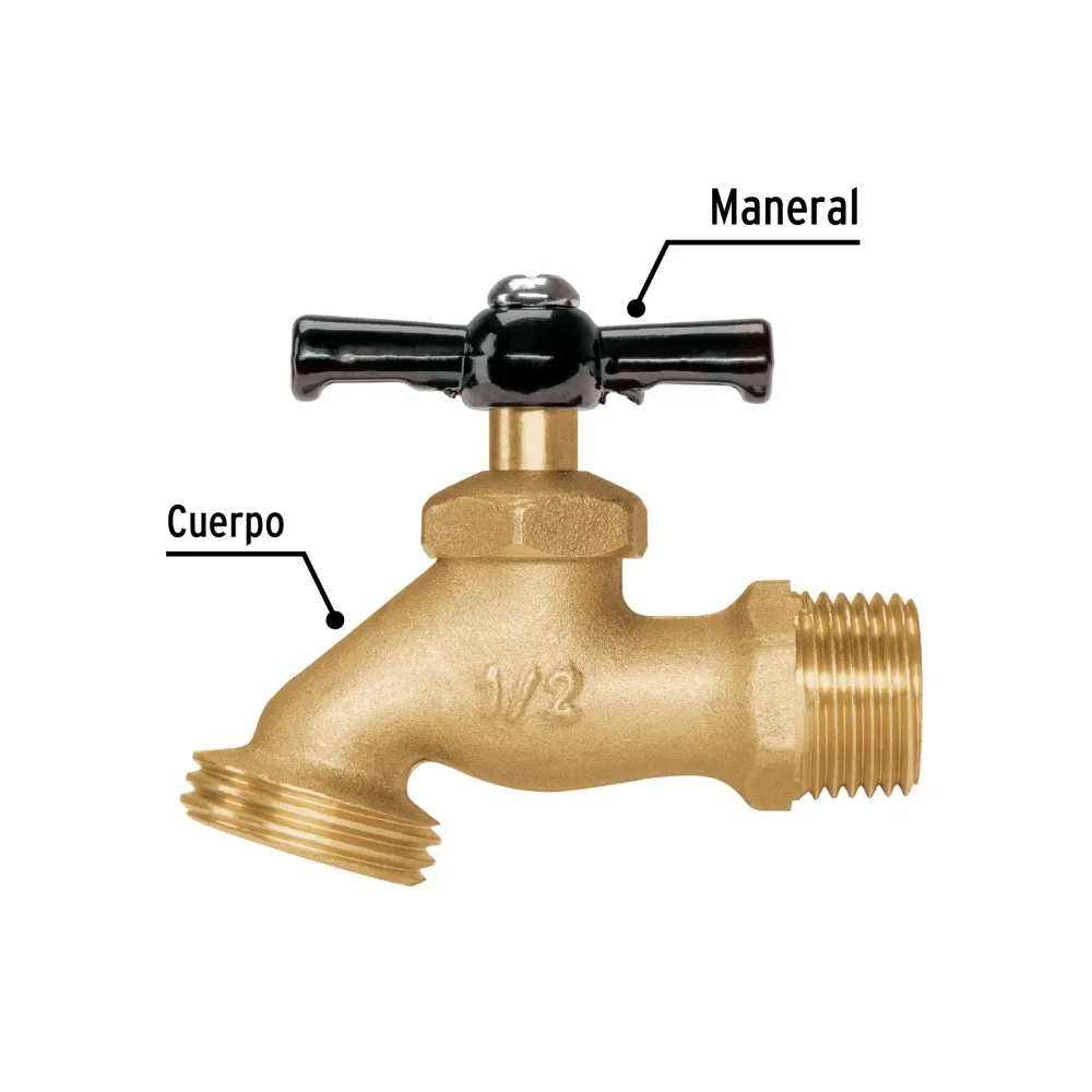 Letrero Personalizable Llave de nariz para jardín, 1/2" en blister, Pretul