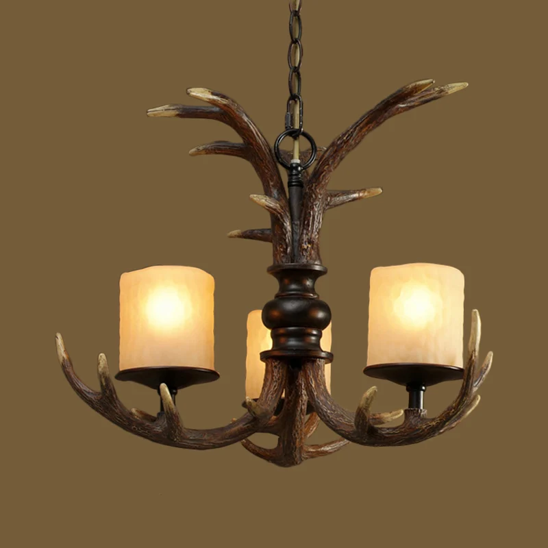 Maceta Autoriego Lampadario soffitto marrone 3/5 lampadine Lampadario sospensione cilindrico sospeso vetro rustico bianco...