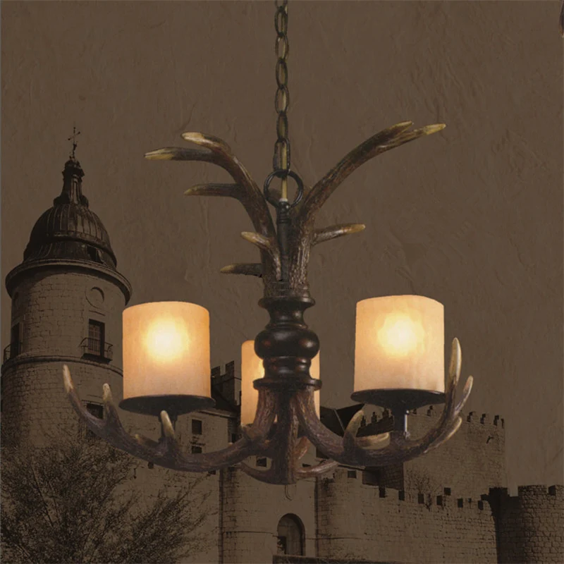 Maceta Autoriego Lampadario soffitto marrone 3/5 lampadine Lampadario sospensione cilindrico sospeso vetro rustico bianco...