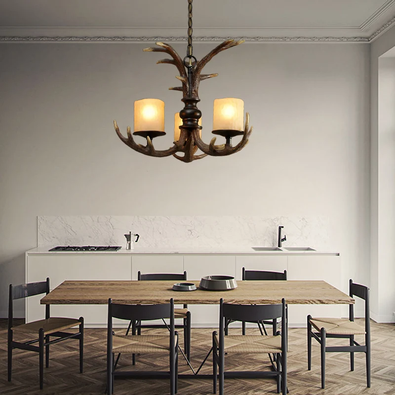 Maceta Autoriego Lampadario soffitto marrone 3/5 lampadine Lampadario sospensione cilindrico sospeso vetro rustico bianco...