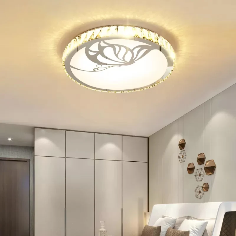 Riego por Goteo Automático Plafoniera rotonda cristallo, modernista, LED, luce bianca incasso luce calda/bianca con motivo...