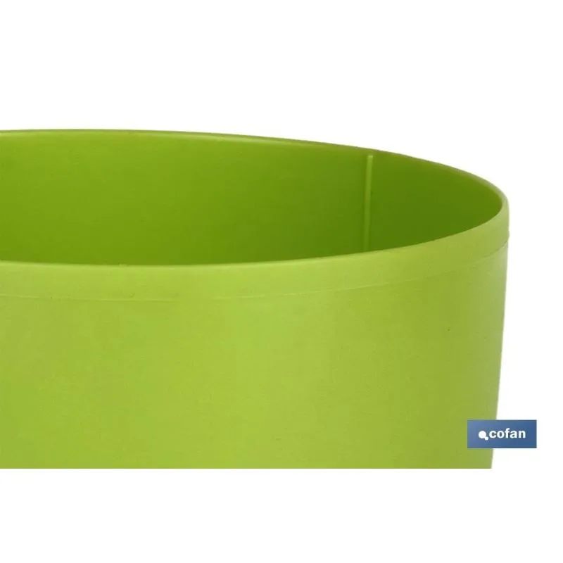 Cesta Colgante con Malla Maceta camelia color verde 18x17.8cm