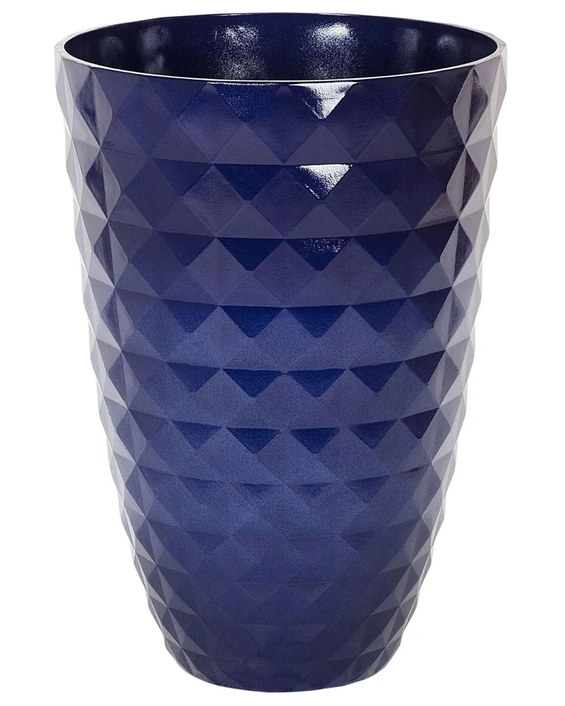 Cesta Colgante con Malla Maceta feriza piedra 35 cm azul marino