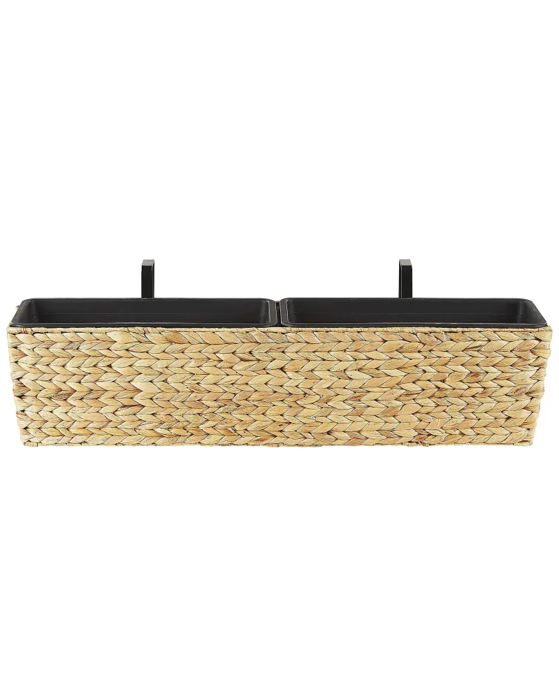 Jardineras de Terracota Esmaltada Maceta kawala ratán 80 cm arena