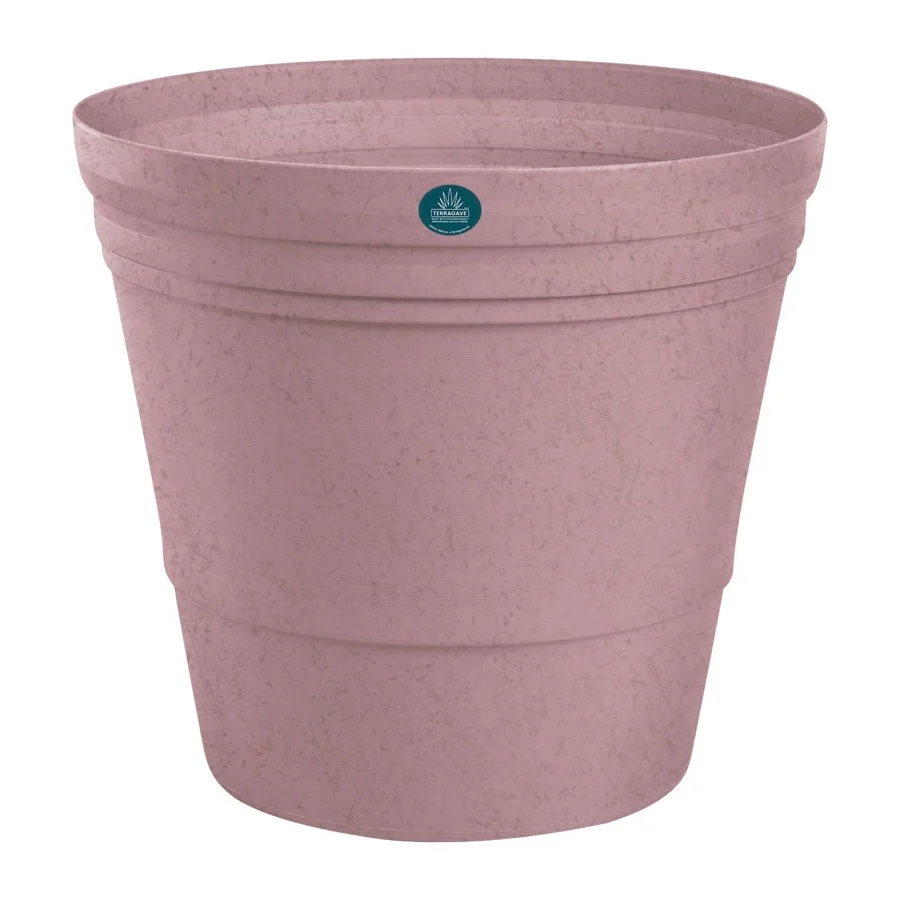 MACETA ARTESANAL ENORME D17" H16" | Material Reciclado y Ecológico