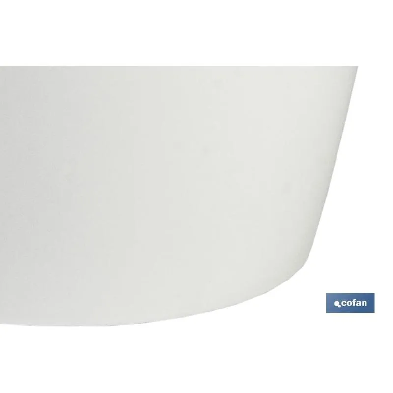 Maceta camelia color blanco 30x28cm de Cerámica Artesanal