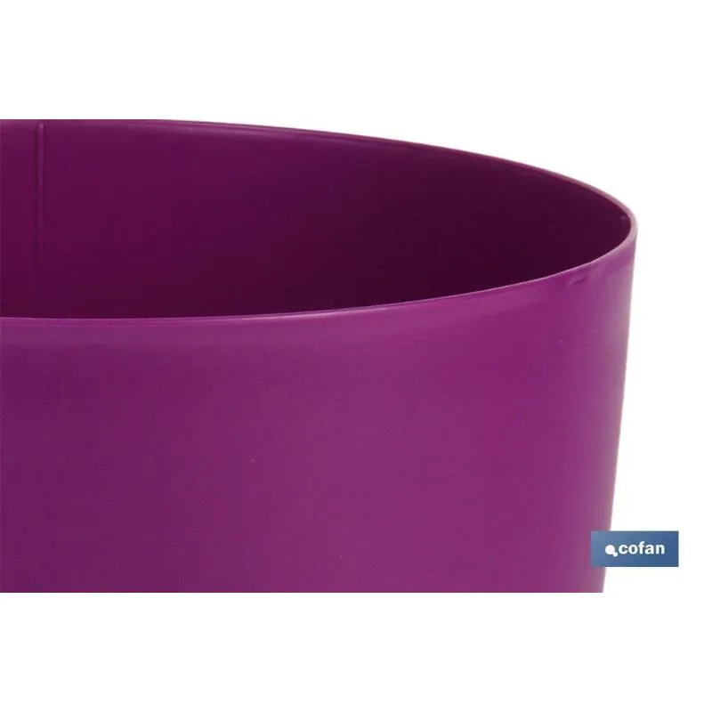 Maceta camelia color morado 35x33cm | Drenaje Mejorado |